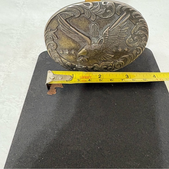 Vintage Silver Eagle Belt Buckle - Picture 4 of 6